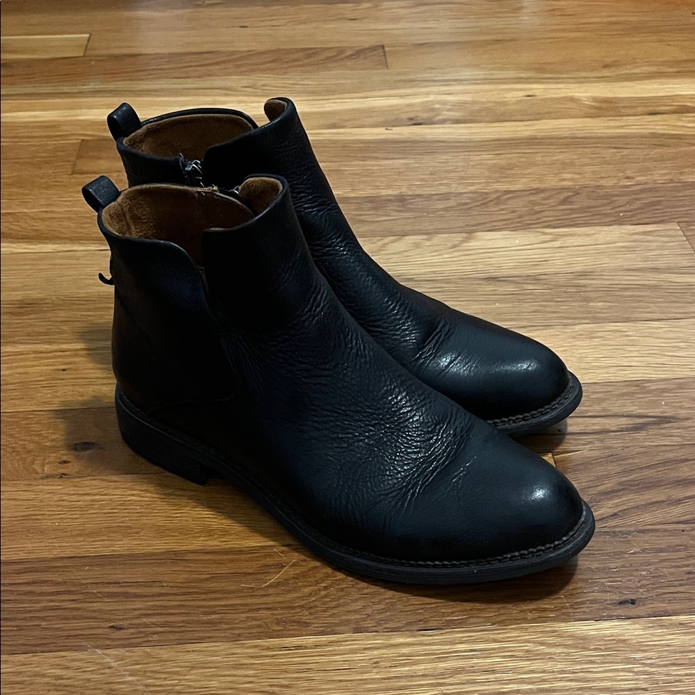 Franco Sarto Black Ankle Boots